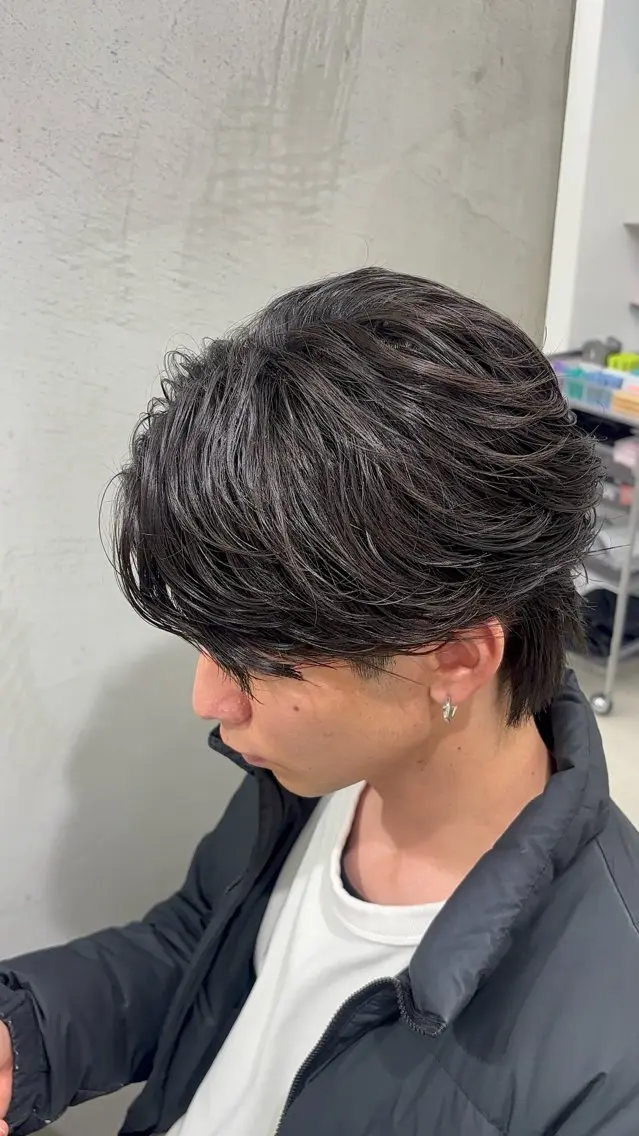 ショート パーマ メンズ 名古屋メンズパーマ /松井生のヘアスタイル