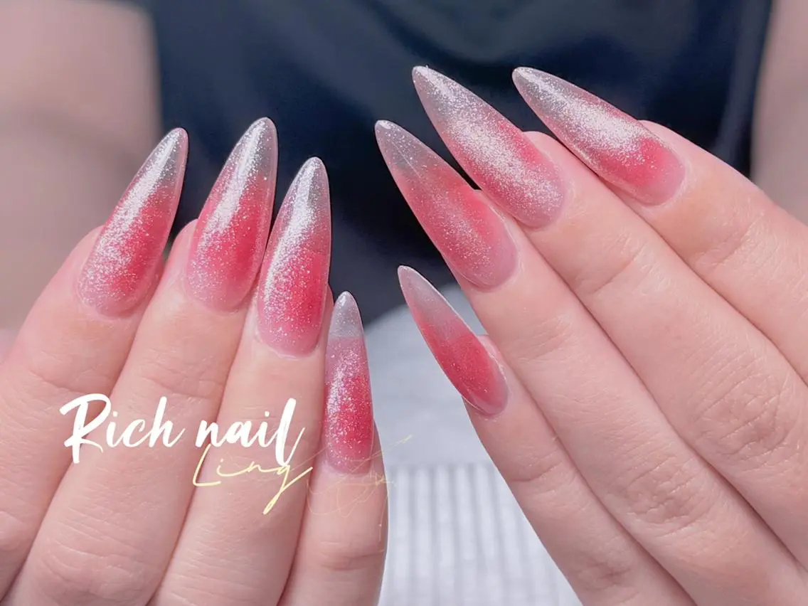 ネイル 長さ出し ハンドネイル ハンドケア Rich Nail 🤲🏻梨央のネイルデザイン