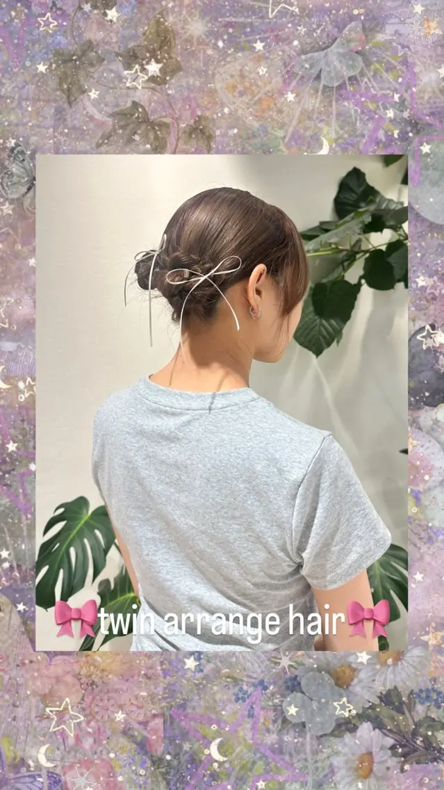 ミディアム ヘアセット ヘアアレンジ/艶 カラー/ASAHIのヘアスタイル