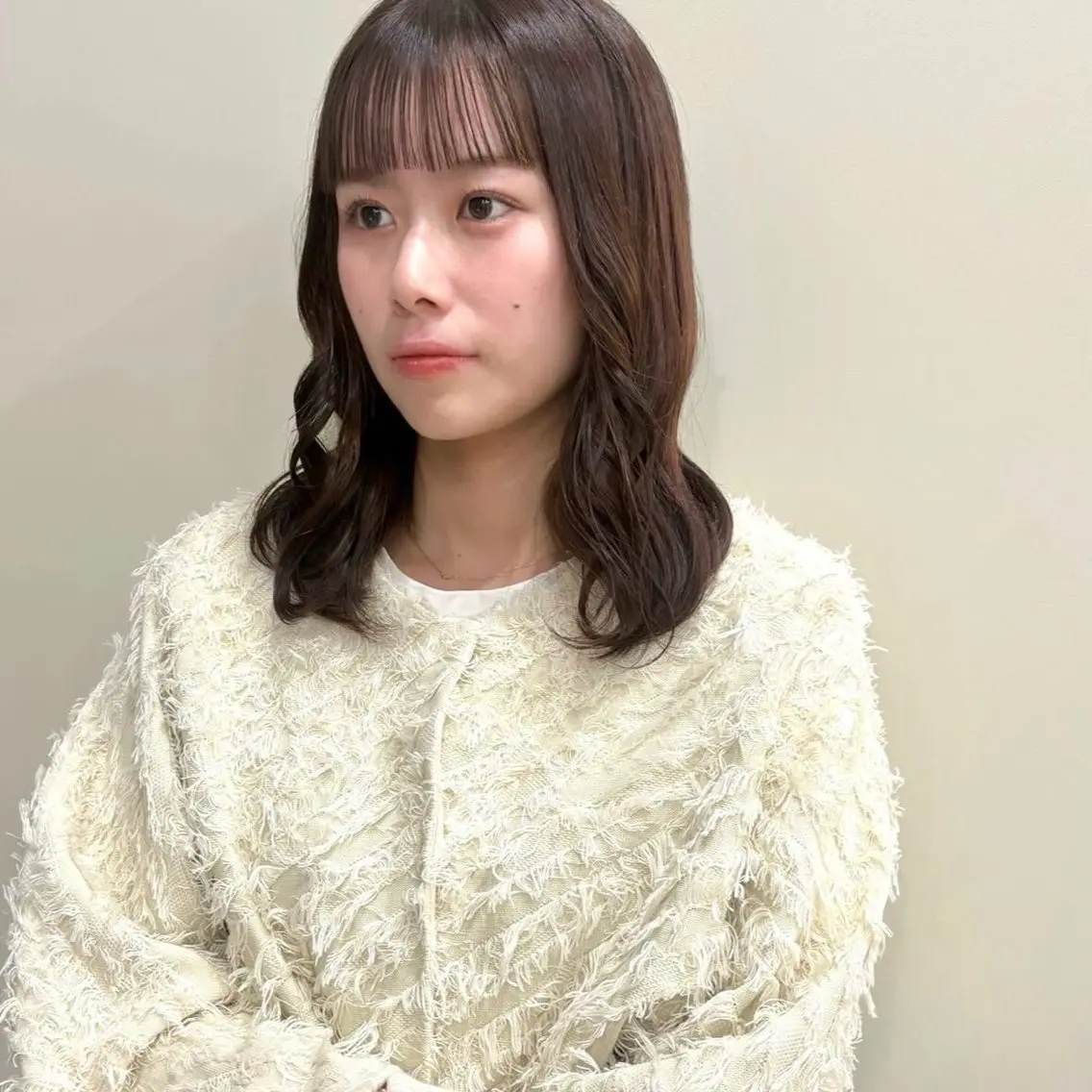 ミディアム カラー カット ヘアカラー hana/艶髪 /透明感カラー🪞のヘアスタイル