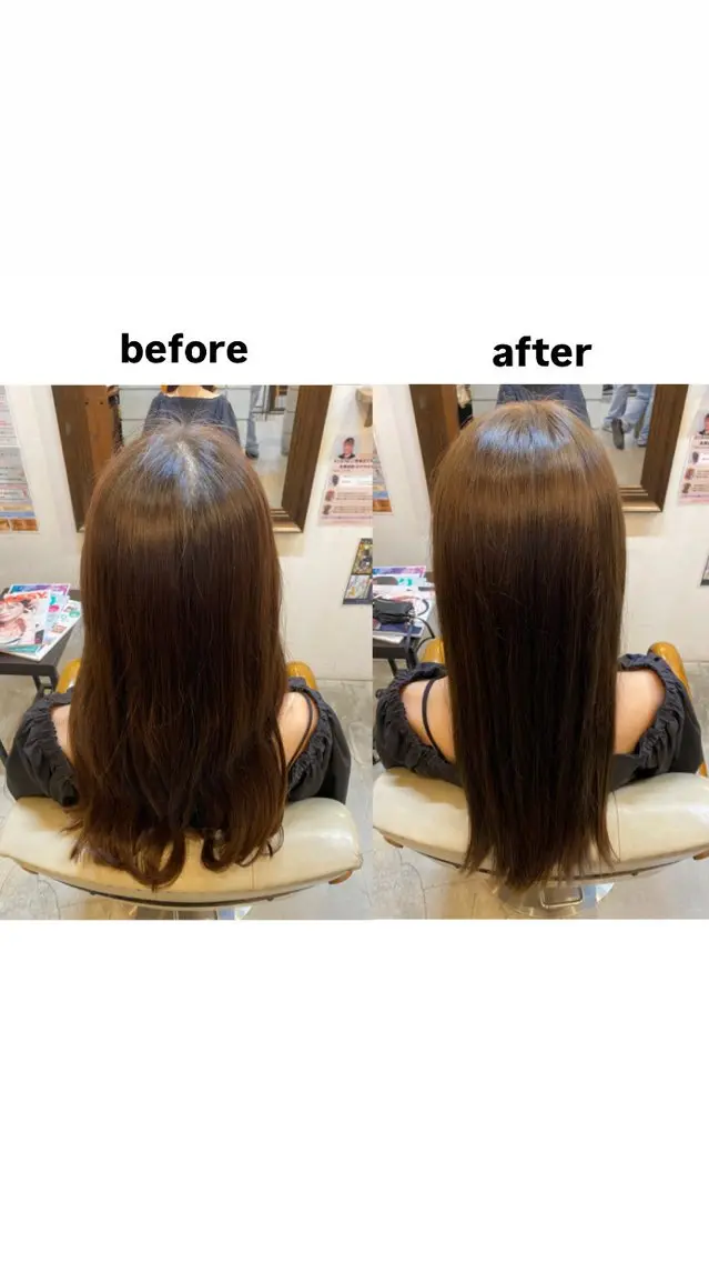 ロング カラー 伊橋 沙里のヘアスタイル