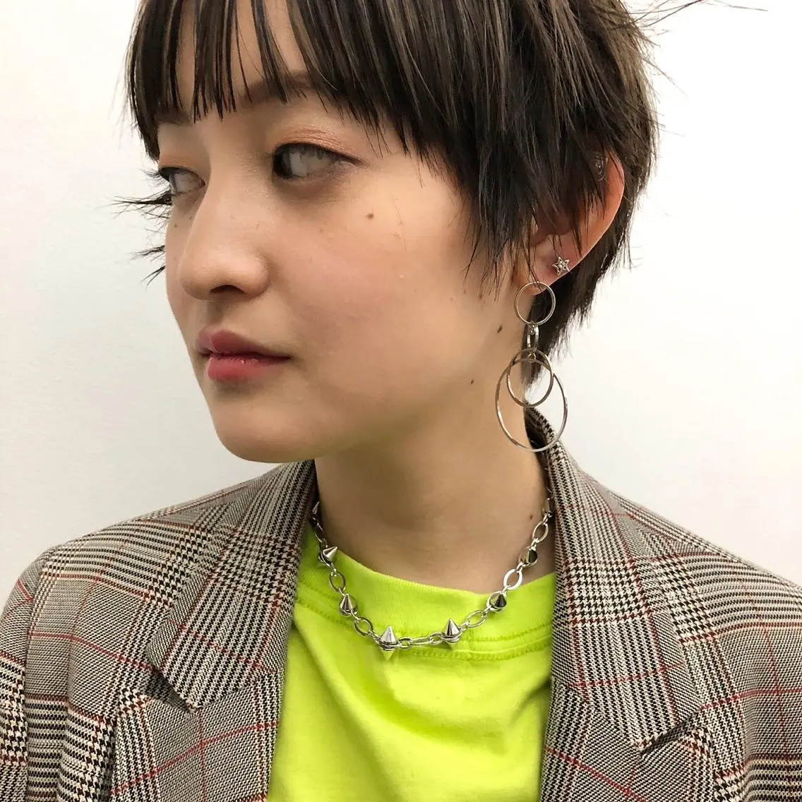 ショート ショートヘア、ボブ こやさん　コヤマのヘアスタイル
