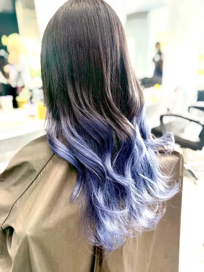 ❄️カット+グラデーションカラー（ケアブリーチ込み）💖+1ステップトリートメント💎の写真