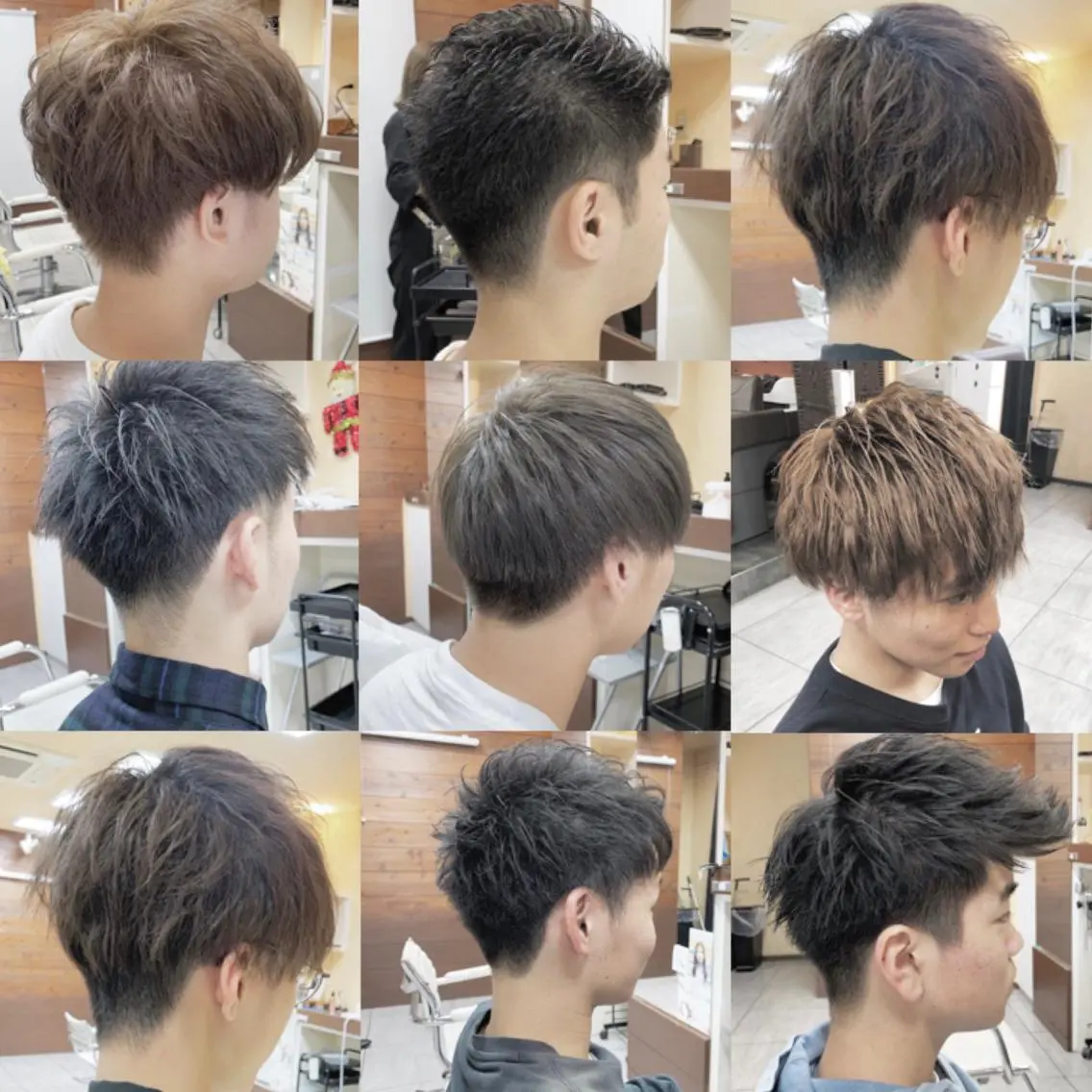 メンズ カット レイヤー/艶髪カラー 森本くるみのヘアスタイル