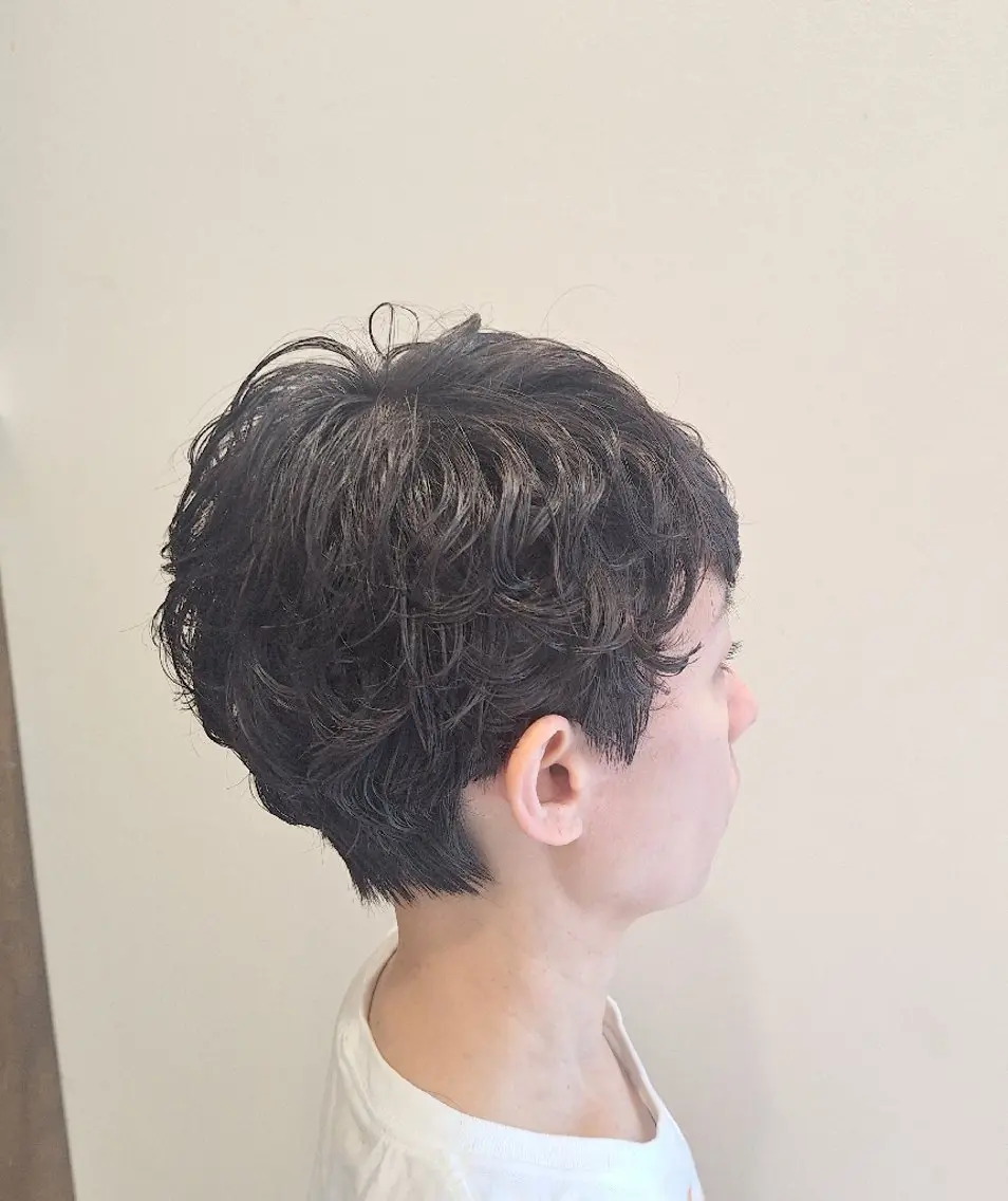 ショート ショートヘア カット パーマ スズキ ヒロキのヘアスタイル