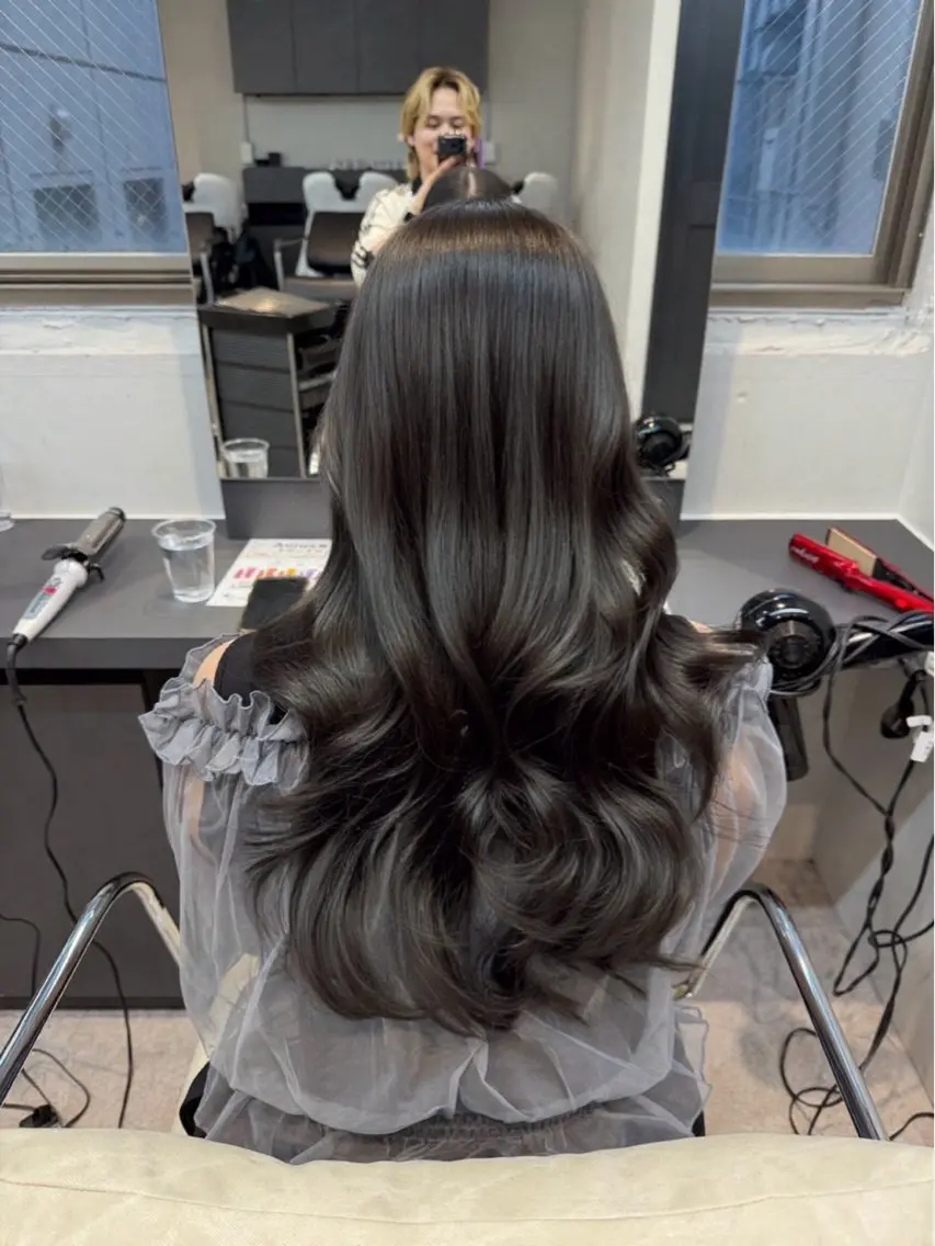 ロング カラー 透明感カラー🫧／ Ke-naのヘアスタイル