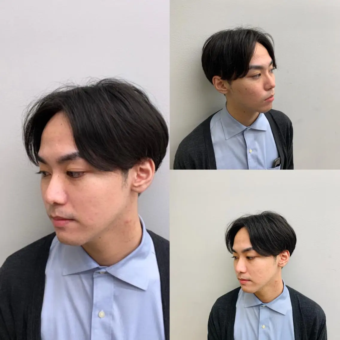 メンズ センターパート カルマパーマ メンズ韓国風 メンズパーマ メンズ特化美容師/ 新井　洸太のヘアスタイル