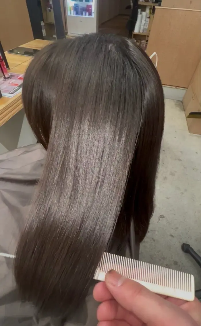 ロング カラー ヘアカラー 髪質改善JILL 🤍🩵AIのヘアスタイル