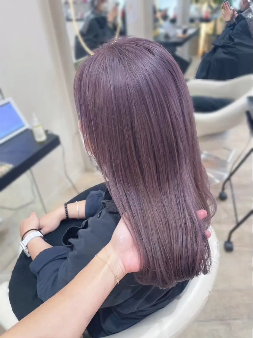 カラー ヘアカラー 🎀 暖色/ツヤ髪 🍓/ Konoeのヘアスタイル