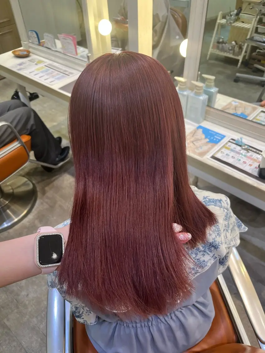 カラー ラベンダーカラー ピンクカラー ピンクラベンダー カット ヘアカラー エクステ🎀 暖色カラー🎀amiのヘアスタイル