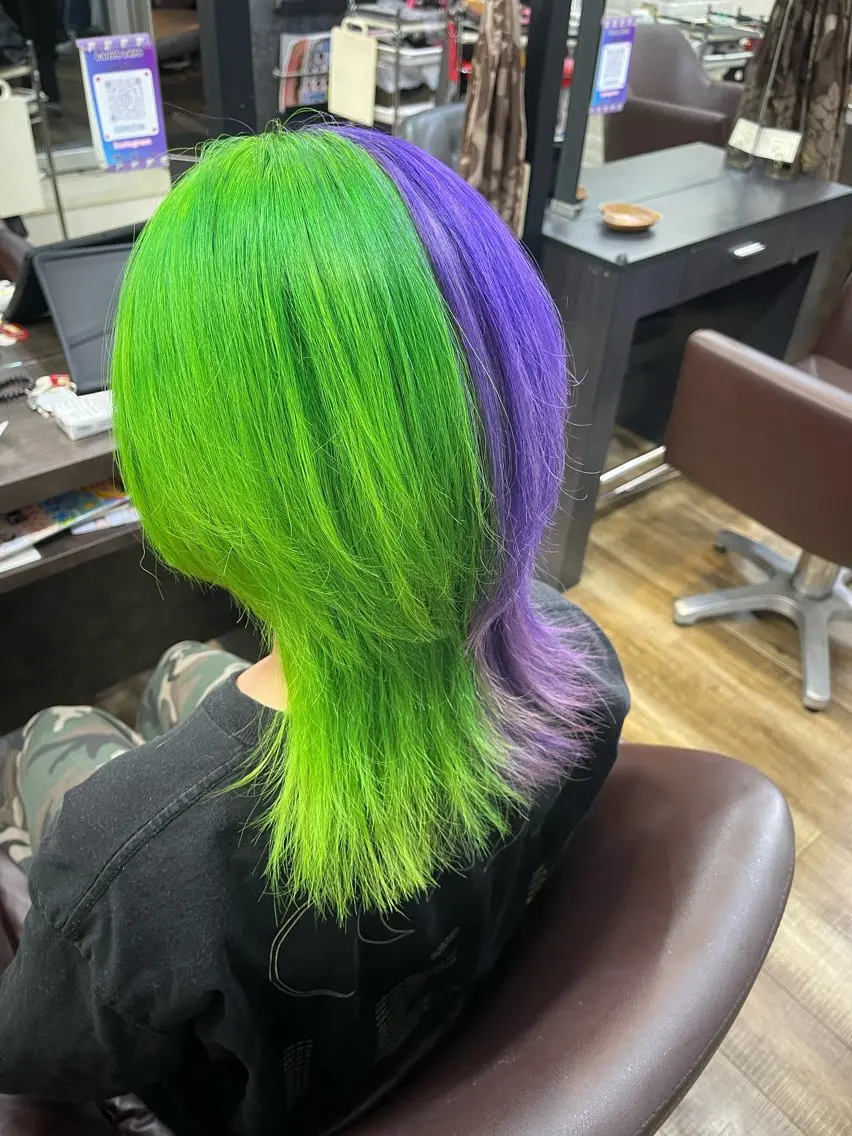 ミディアム カラー ヘアカラー ANDIAMO SAKAE🍁楓のヘアスタイル