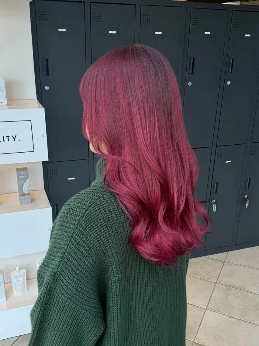 ロング カラー MOKA🌼淵野辺 カラーモデル募集のヘアスタイル