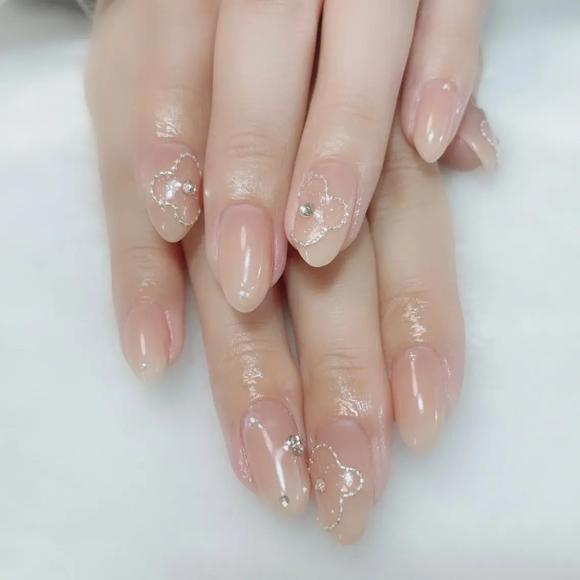 ネイル ブライダルネイル Amina nail salonのネイルデザイン