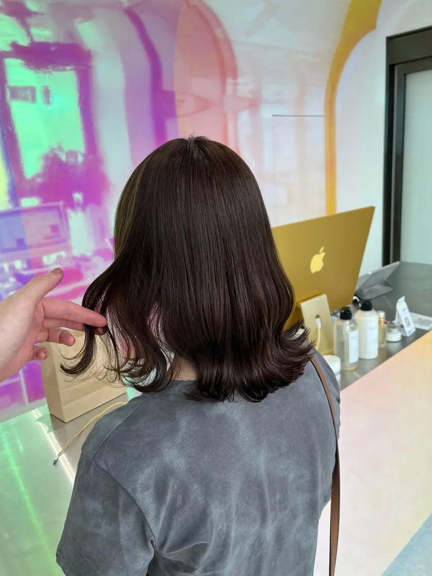 セミロング カラー ヘアカラー トレンドレイヤー No.1/KOHEIのヘアスタイル