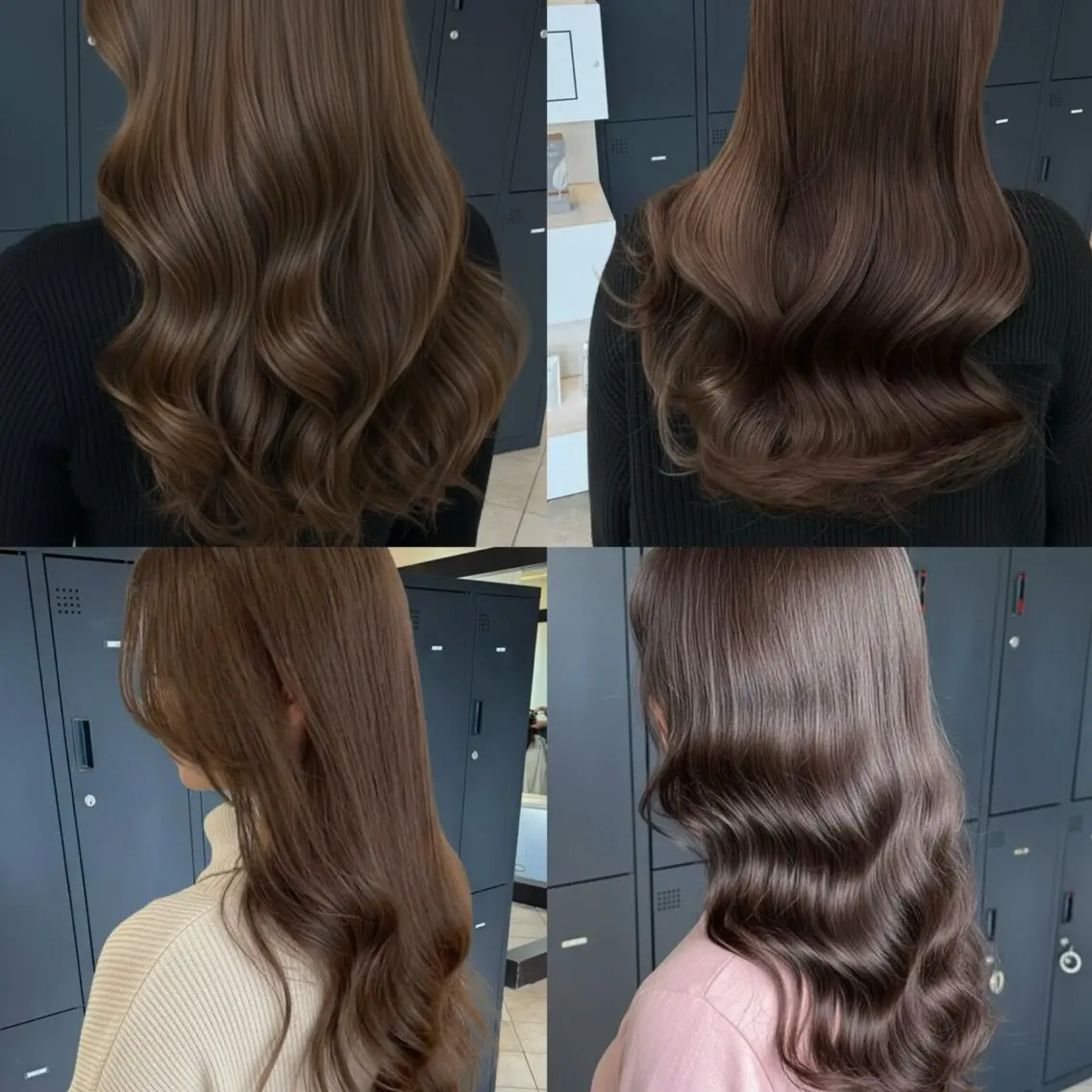 ロング 𝗠𝗜𝗞𝗨︎ ︎✦︎.ワンカラーのヘアスタイル