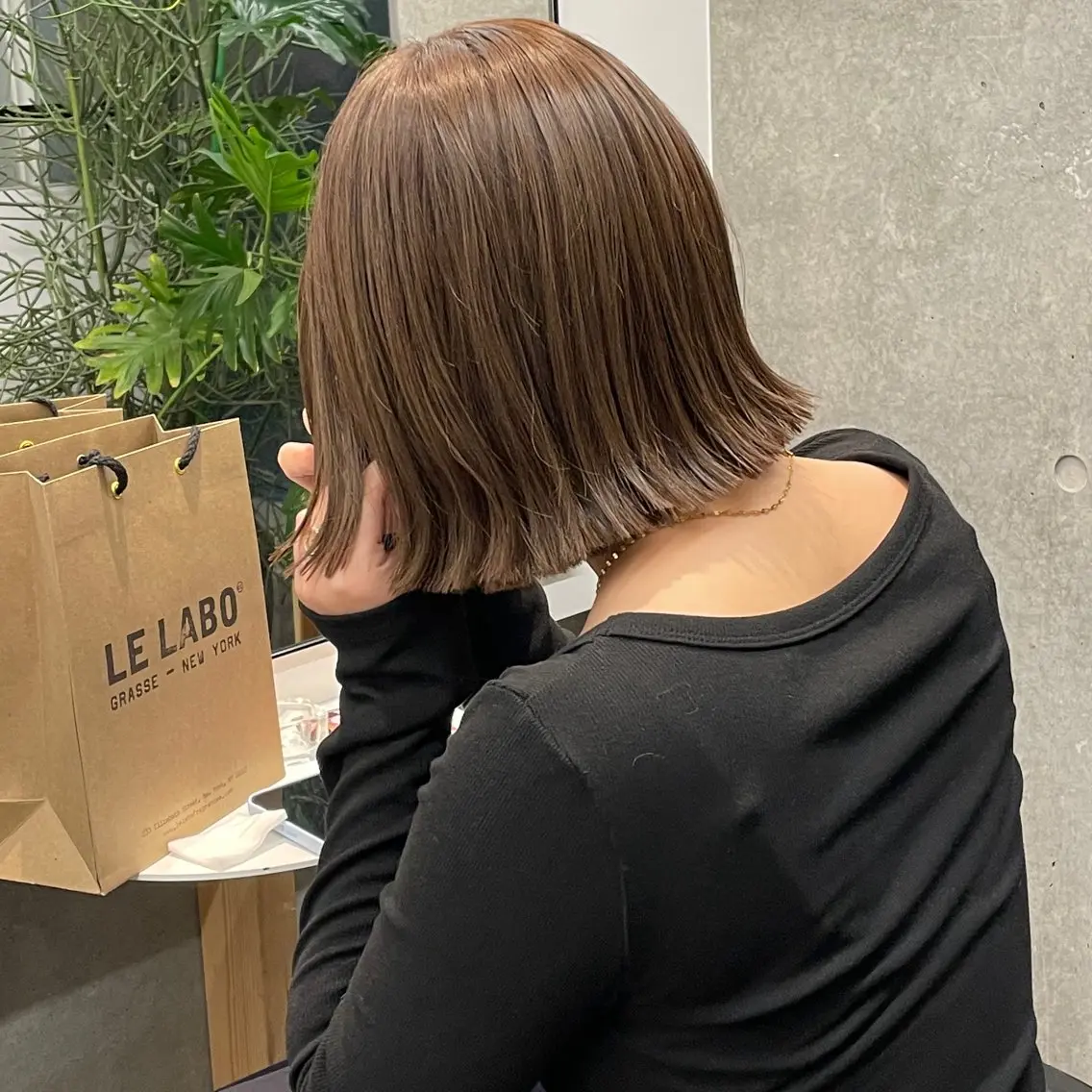 ミディアム 暖色・前髪カット 🎗️佐藤ゆみこのヘアスタイル