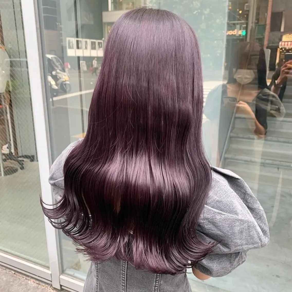 セミロング カラー 髪質改善🩰透明感カ ラー🎀hinanoのヘアスタイル