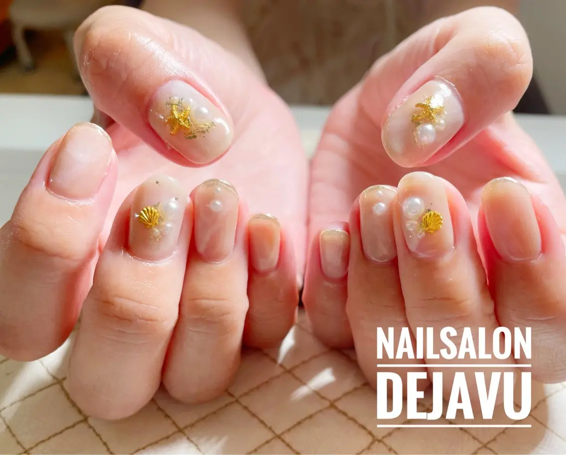 ネイル ハンドネイル Nail salon Dejavu 🌿のネイルデザイン