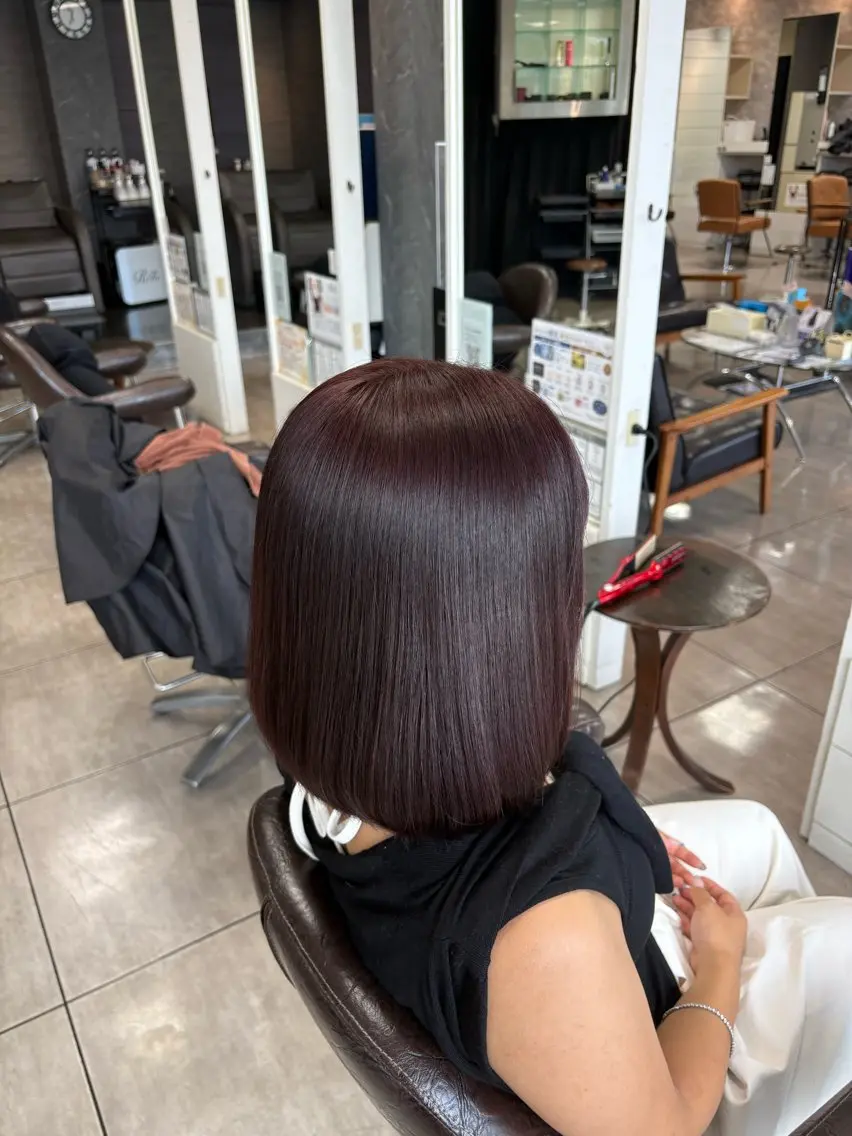 カラー 🌟艶カラー🌟 石中葵のヘアスタイル