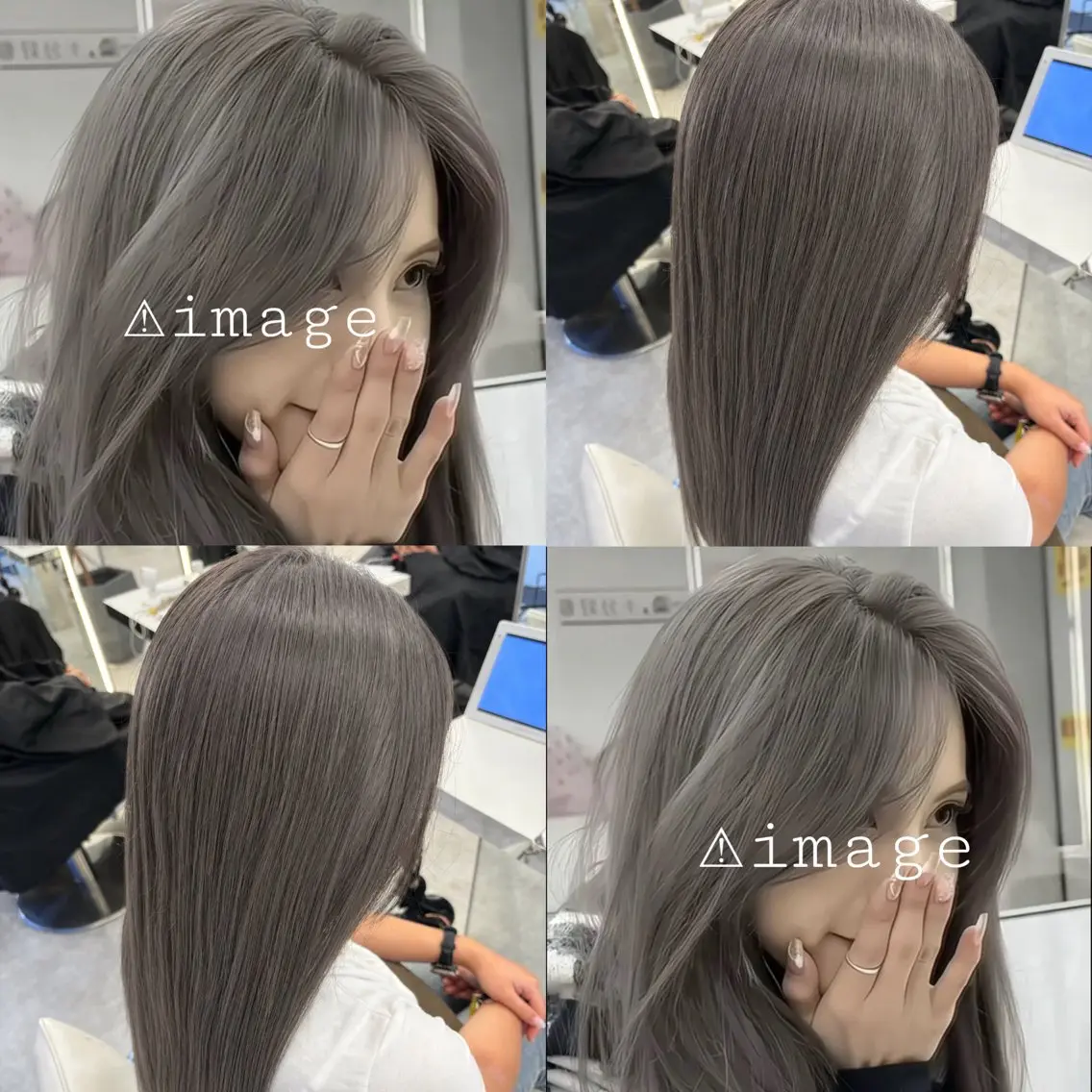 ロング カラー ブリーチ レイヤー/ハイトーン 🇰🇷RYUKIのヘアスタイル