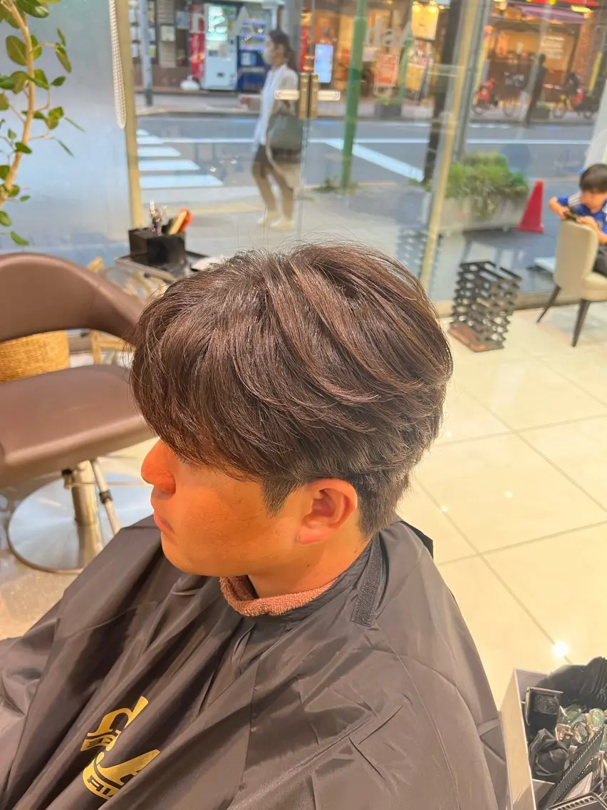 パーマ メンズ メンズパーマ ニュアンスパーマ カット パーマ SENA 再現性 パーマと縮毛矯正のヘアスタイル