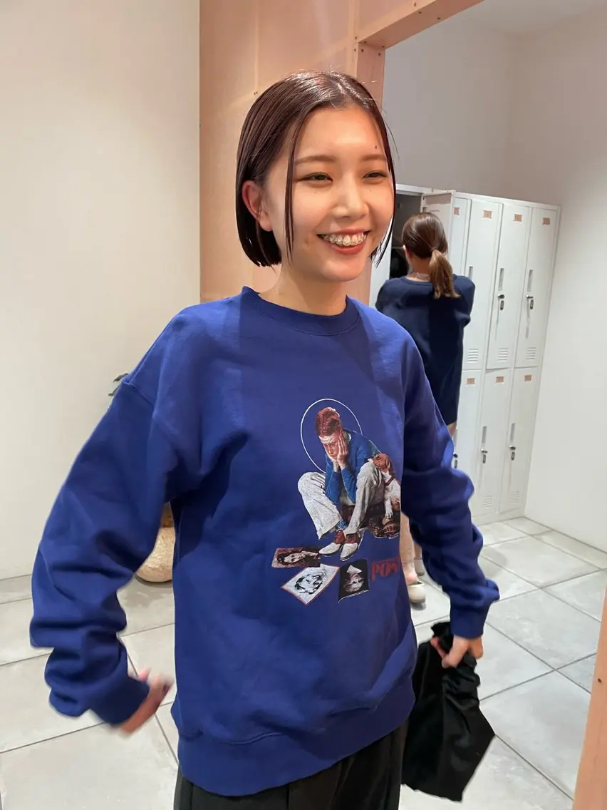 ショート カラー カット ヘアカラー トリートメント 前原  千尋のヘアスタイル