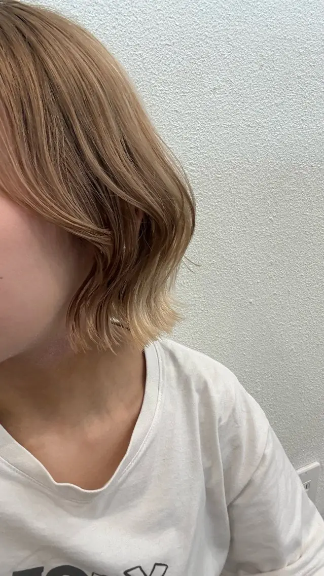 ショート ヘアセット 大木 唯月のヘアスタイル