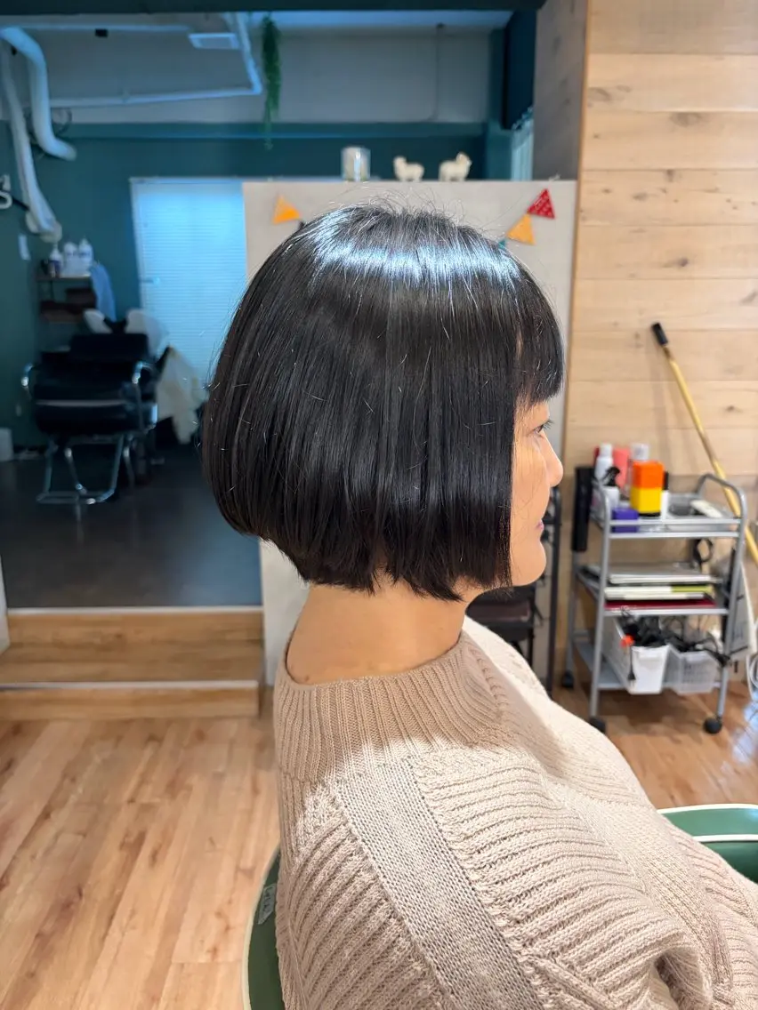 ショート ✨ショート/ボブ 縮毛矯正✨アキラのヘアスタイル