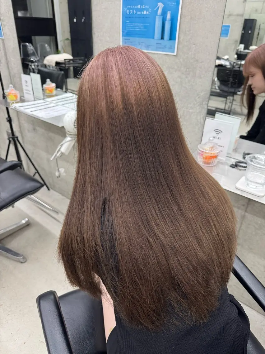 ロング カラー 似合わせカット ヘアカラー Kazuki/名古屋 ブリーチ/髪質改善のヘアスタイル
