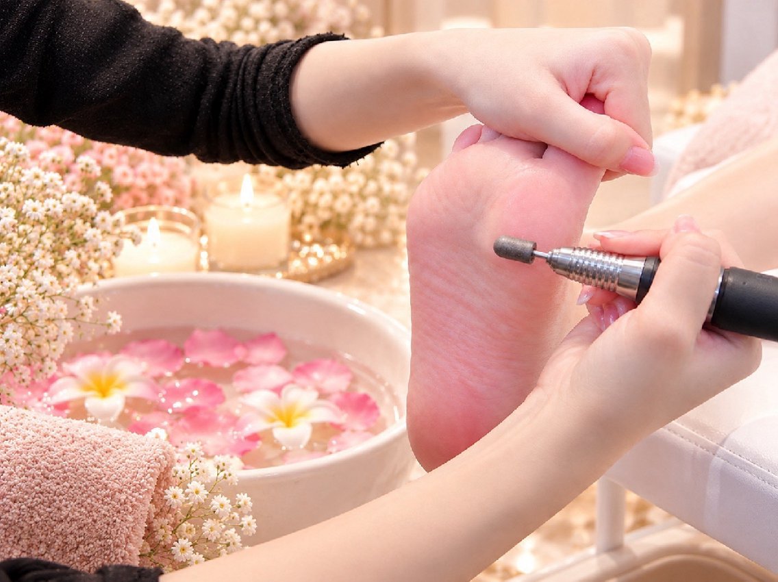 10月限定🤍フット角質ケア🦶🌷.*の写真
