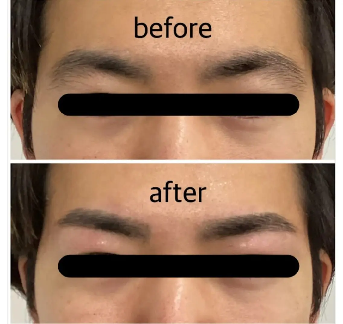 アイブロウ ワックス脱毛 眉カット サカグチ マキホのヘアスタイル