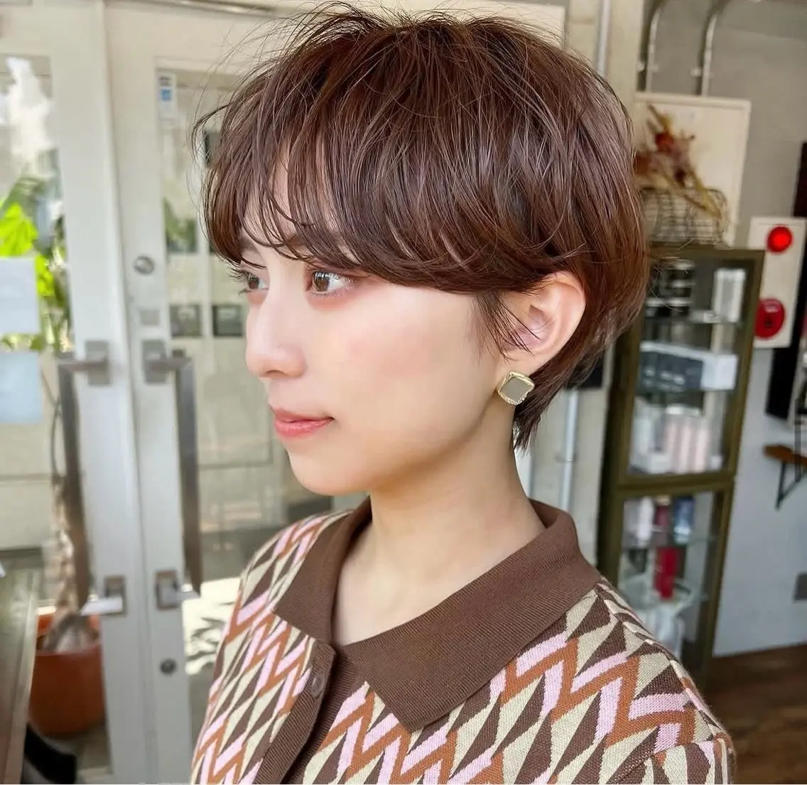ショート パーマ ショートヘア 艶髪/ショートボブ /KYOYAのヘアスタイル