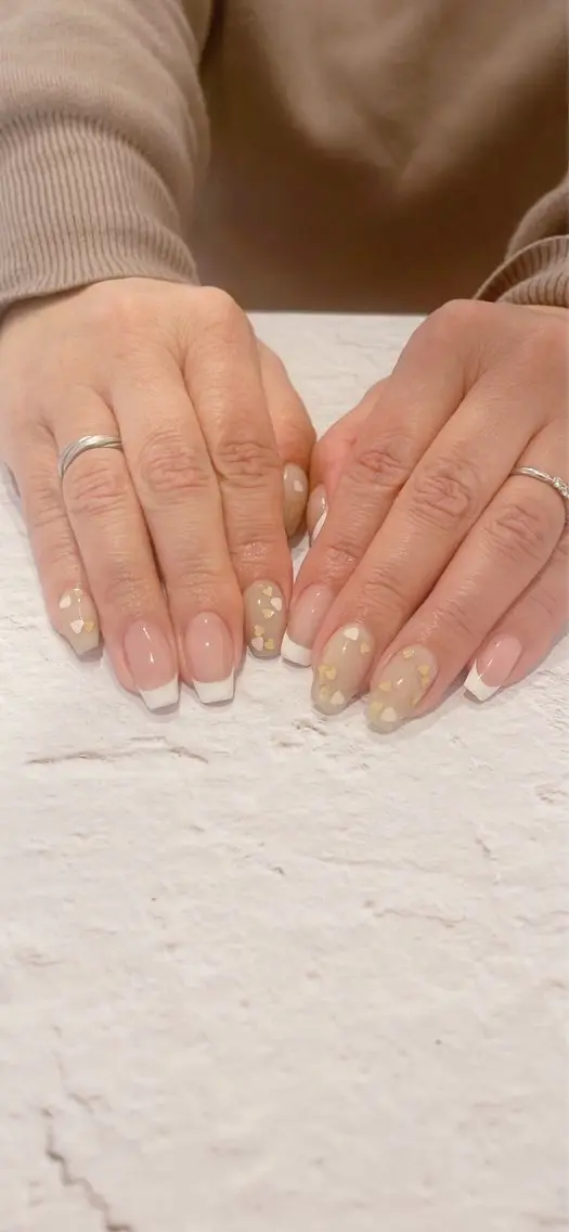 ネイル ハート ハンドネイル byeol nailのネイルデザイン
