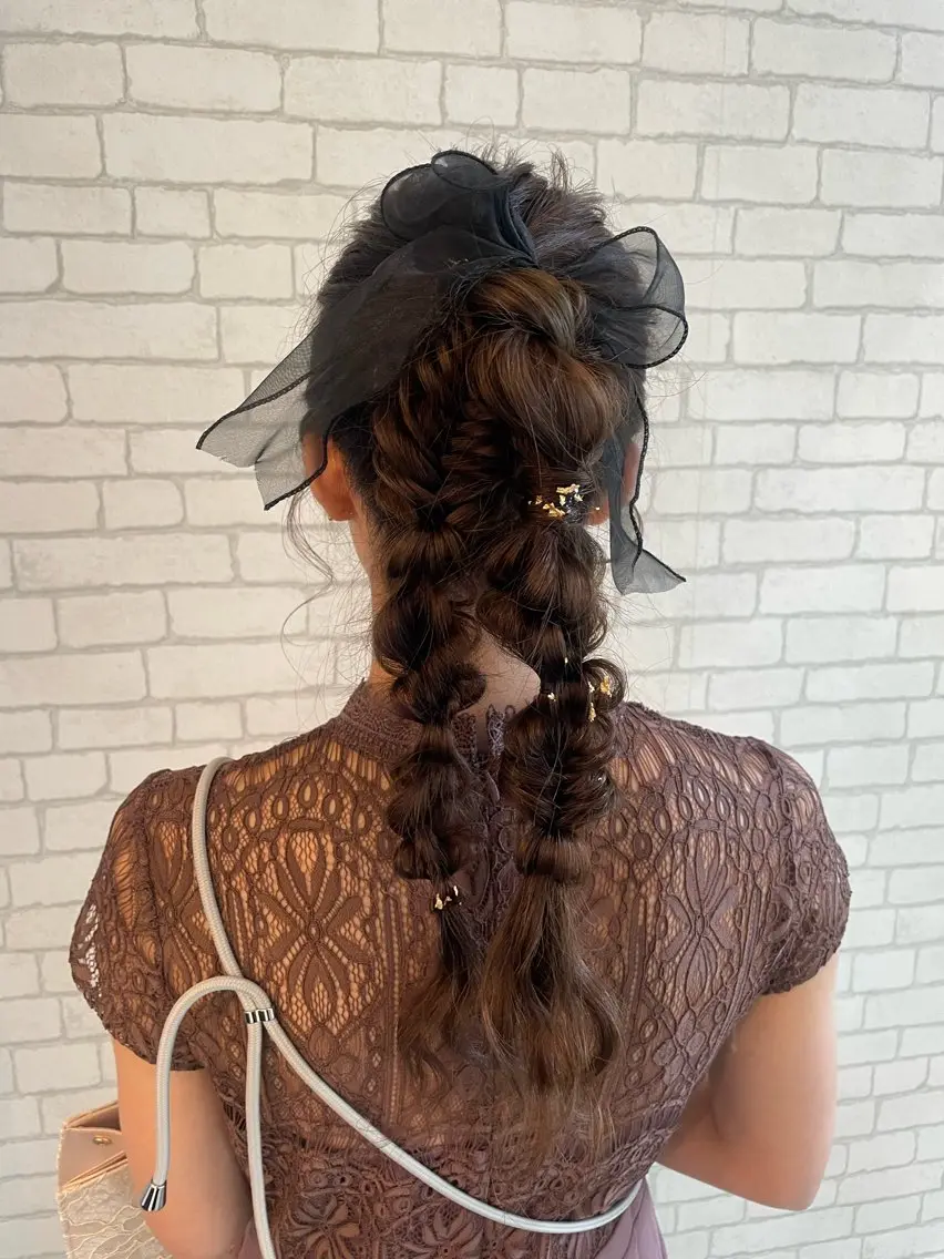 【結婚式やパーティーに】💐ヘアセット💐の写真