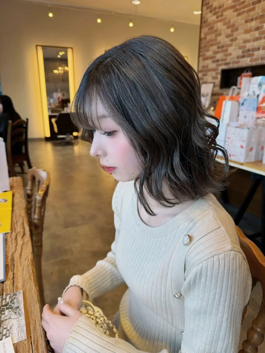 ミディアム yuimarl切田 はじめ✨のヘアスタイル