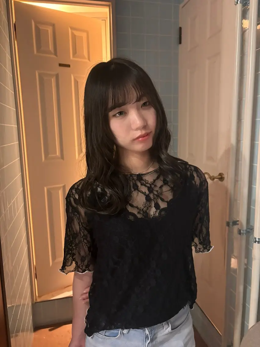 ミディアム カラー cope'u 美雨のヘアスタイル
