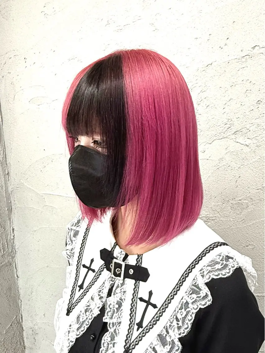 ミディアム カット ヘアカラー トリートメント だいち/柏/ 矯正/髪質改善のヘアスタイル