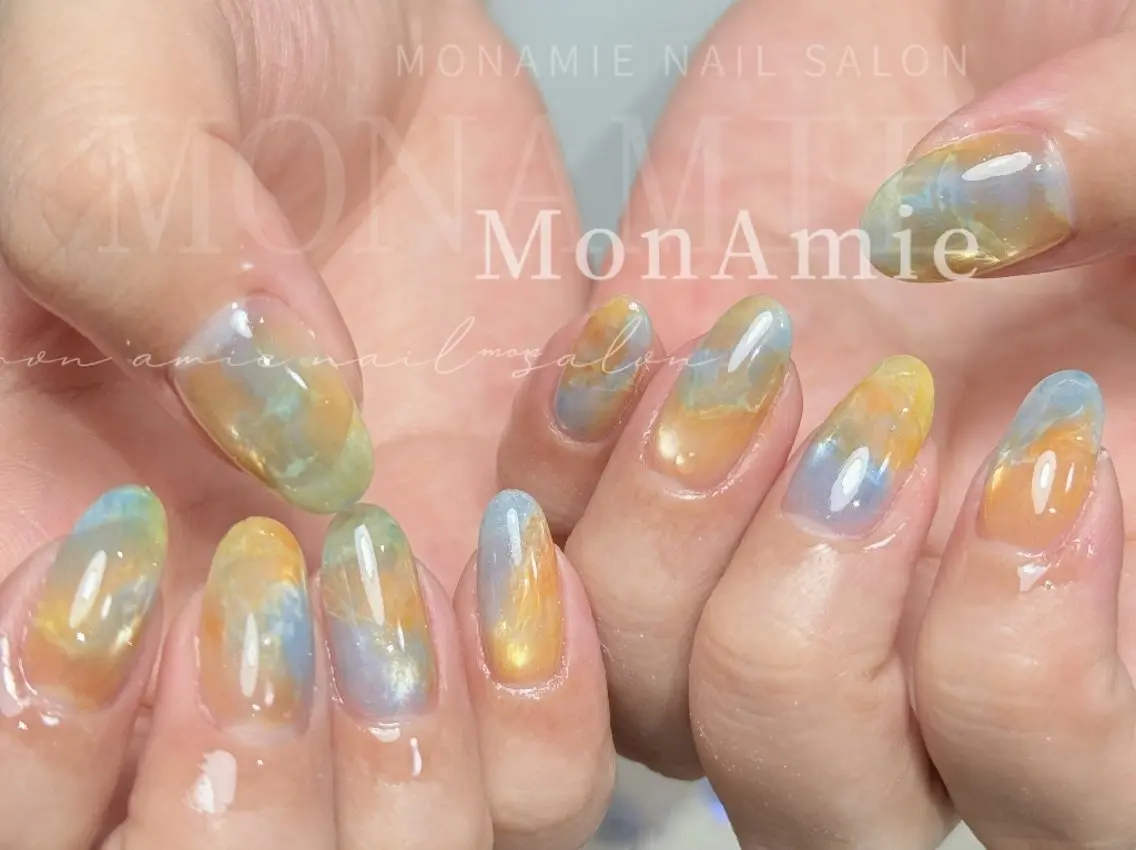 ネイル ハンドネイル ハンドケア MonAmie NailSalonのネイルデザイン