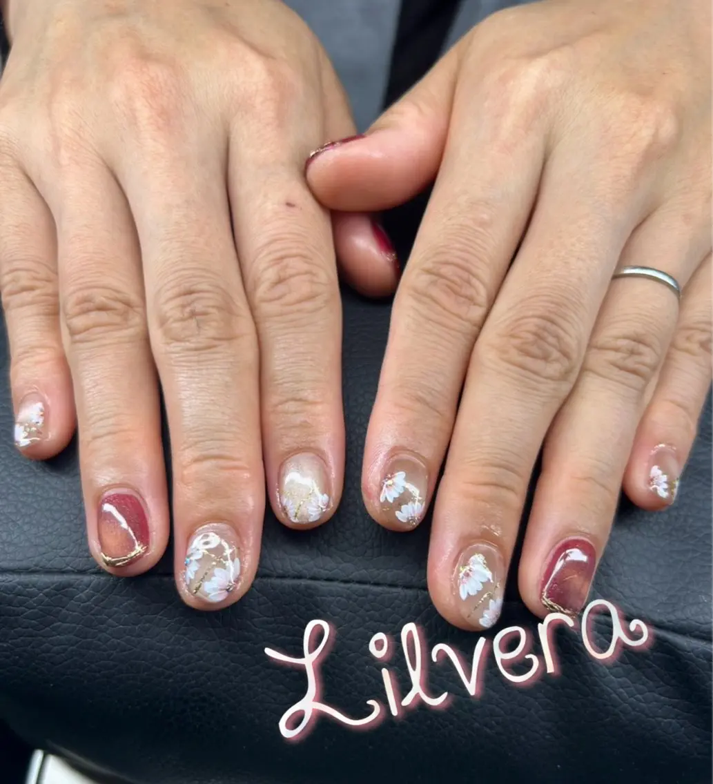 ネイル ハンドネイル 中村 春菜のネイルデザイン