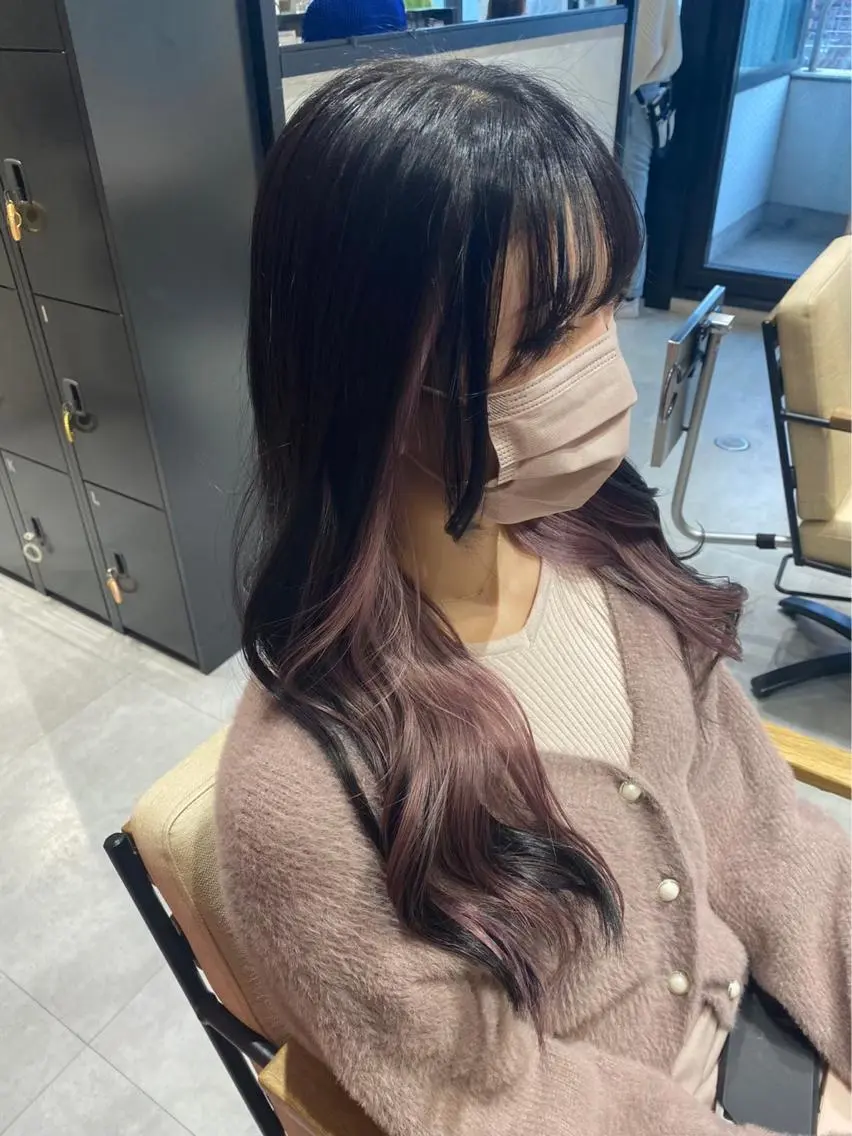 大人気アクセサリー感覚💕インナーカラーの写真