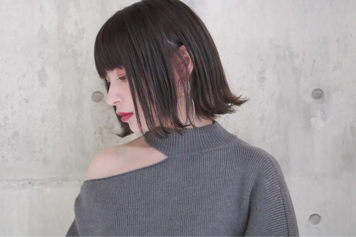 ショート カラー 縮毛矯正 トリートメント ooit 【オーイット】のヘアスタイル