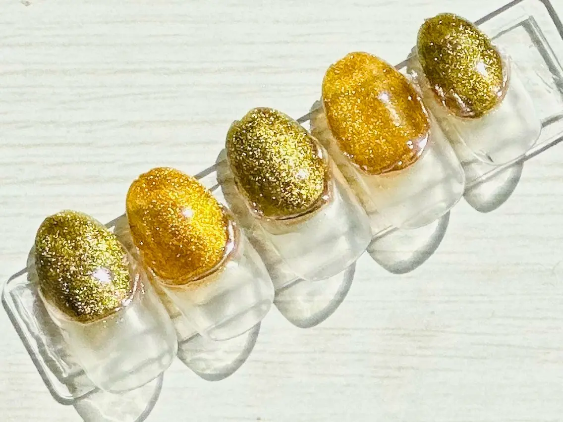 ネイル べっ甲ネイル マグネットネイル nailsalon oluoluのネイルデザイン