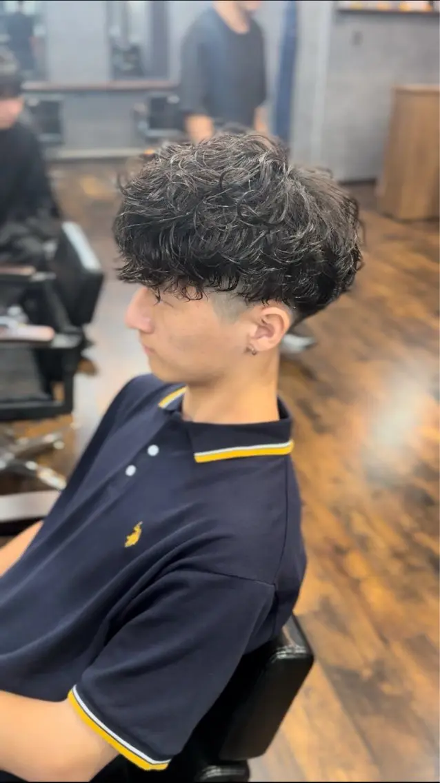 メンズ カット パーマ Men'ssalon LiG/kaitoのヘアスタイル