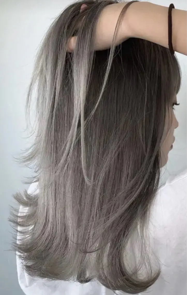 ミディアム カラー パーマ ヘアアレンジ メンズ ヘアカラー ❤️可愛いハイトーン を造る❤️AKIRAのヘアスタイル