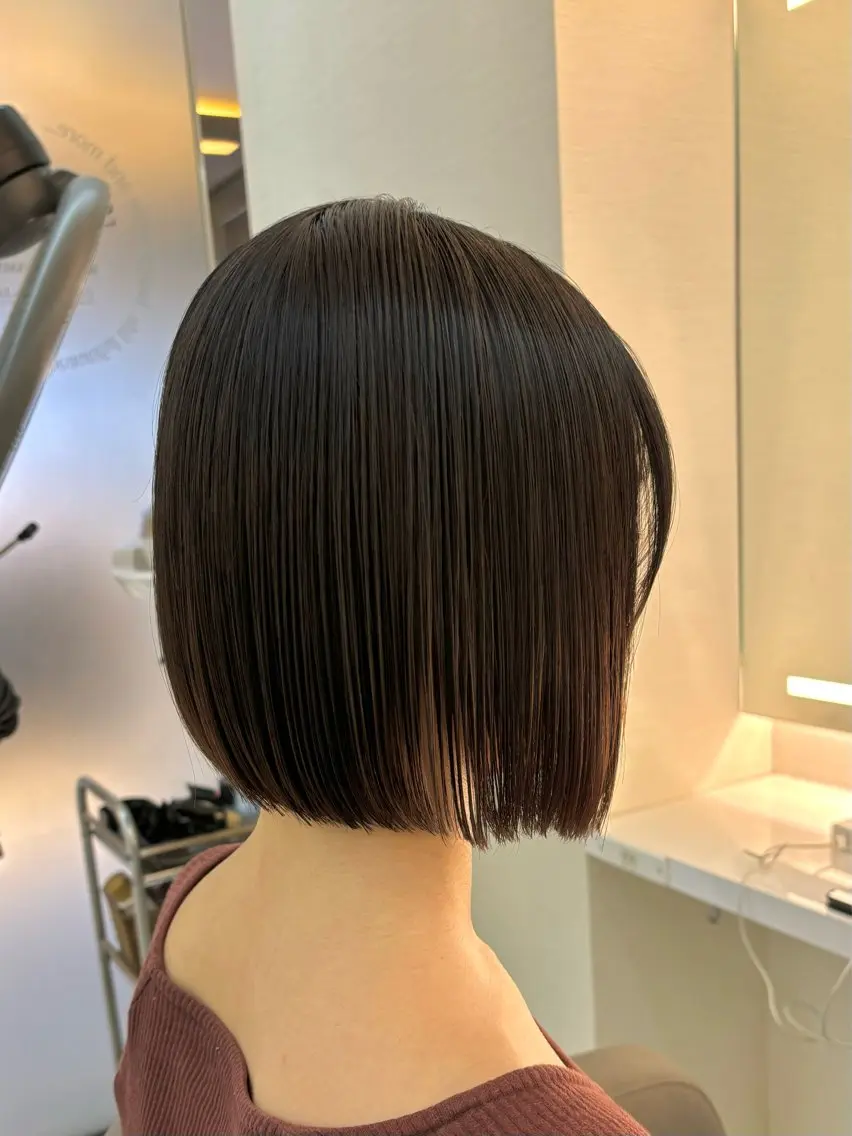 ショート ボブ カット トリートメント ボブ/レイヤー/透明 感カラー/Dai🌿のヘアスタイル