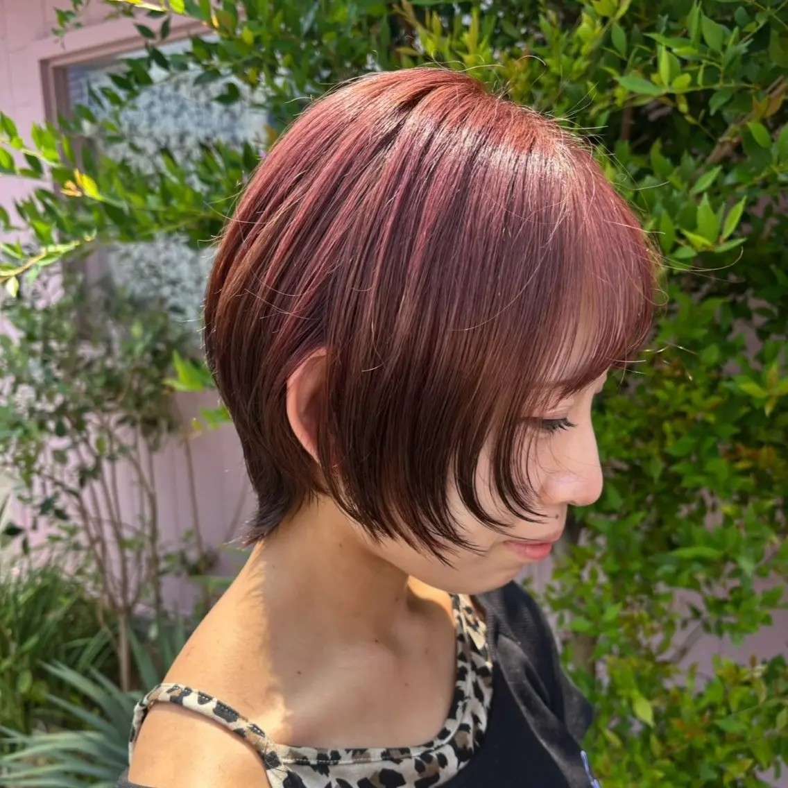 ショート カラー カット ヘアカラー トリートメント レイヤー/ブリーチ/ mauのヘアスタイル