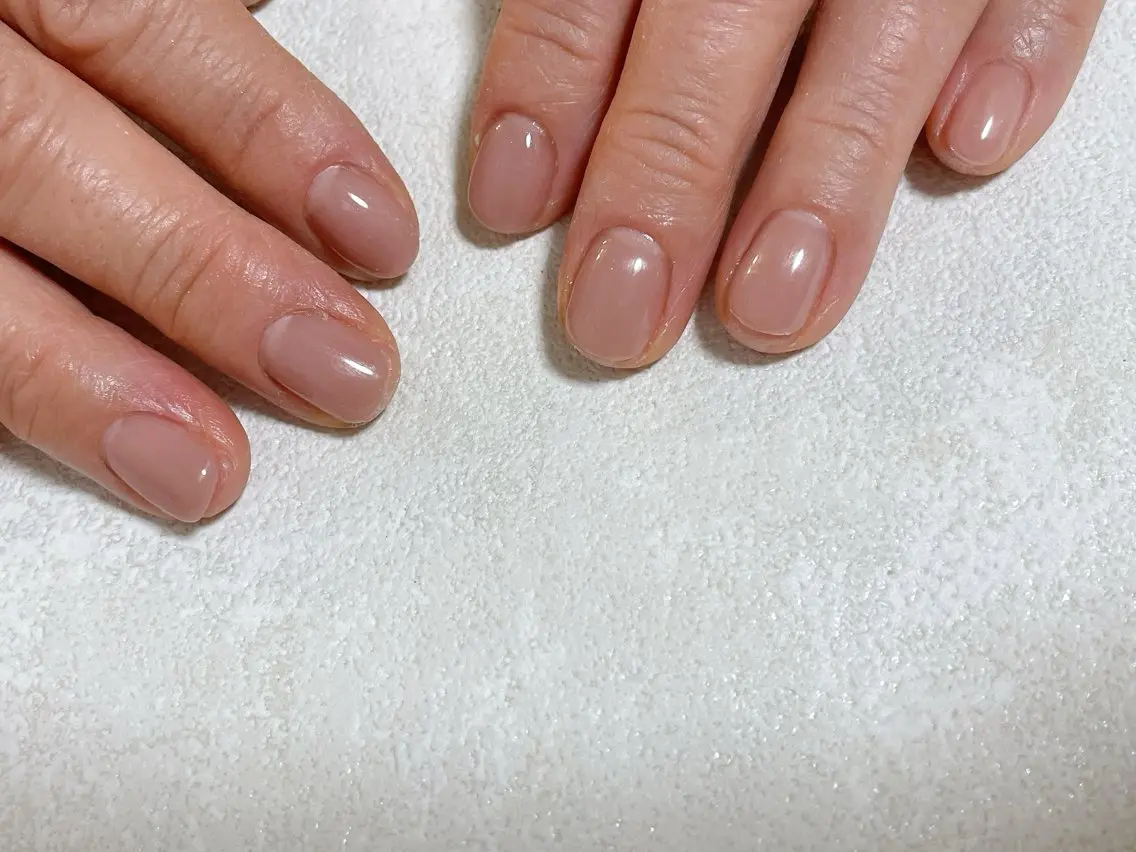 ネイル オーロラネイル 桜ネイル フラワーネイル フットネイル フレンチネイル ハンドネイル mogunail &blowのネイルデザイン