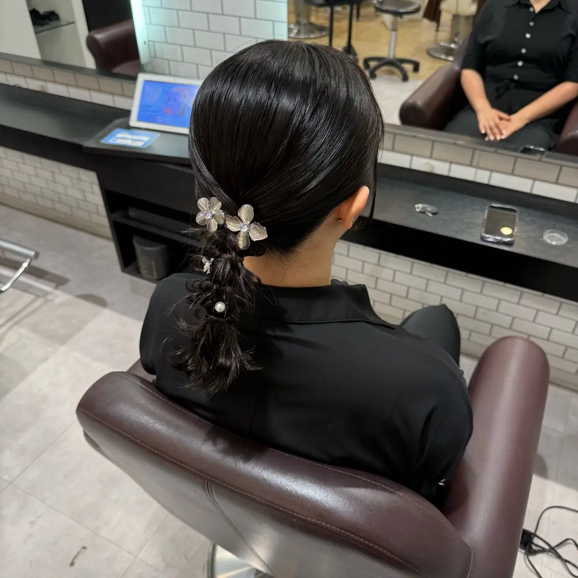 セミロング ヘアアレンジ 🎀ヘアアレンジ 🎀ななみのヘアスタイル