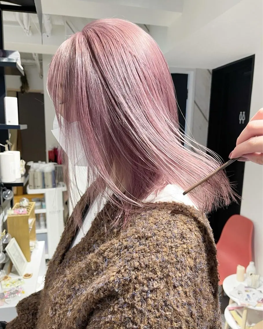 カラー airi໒꒱·゚ /デザインカラーのヘアスタイル
