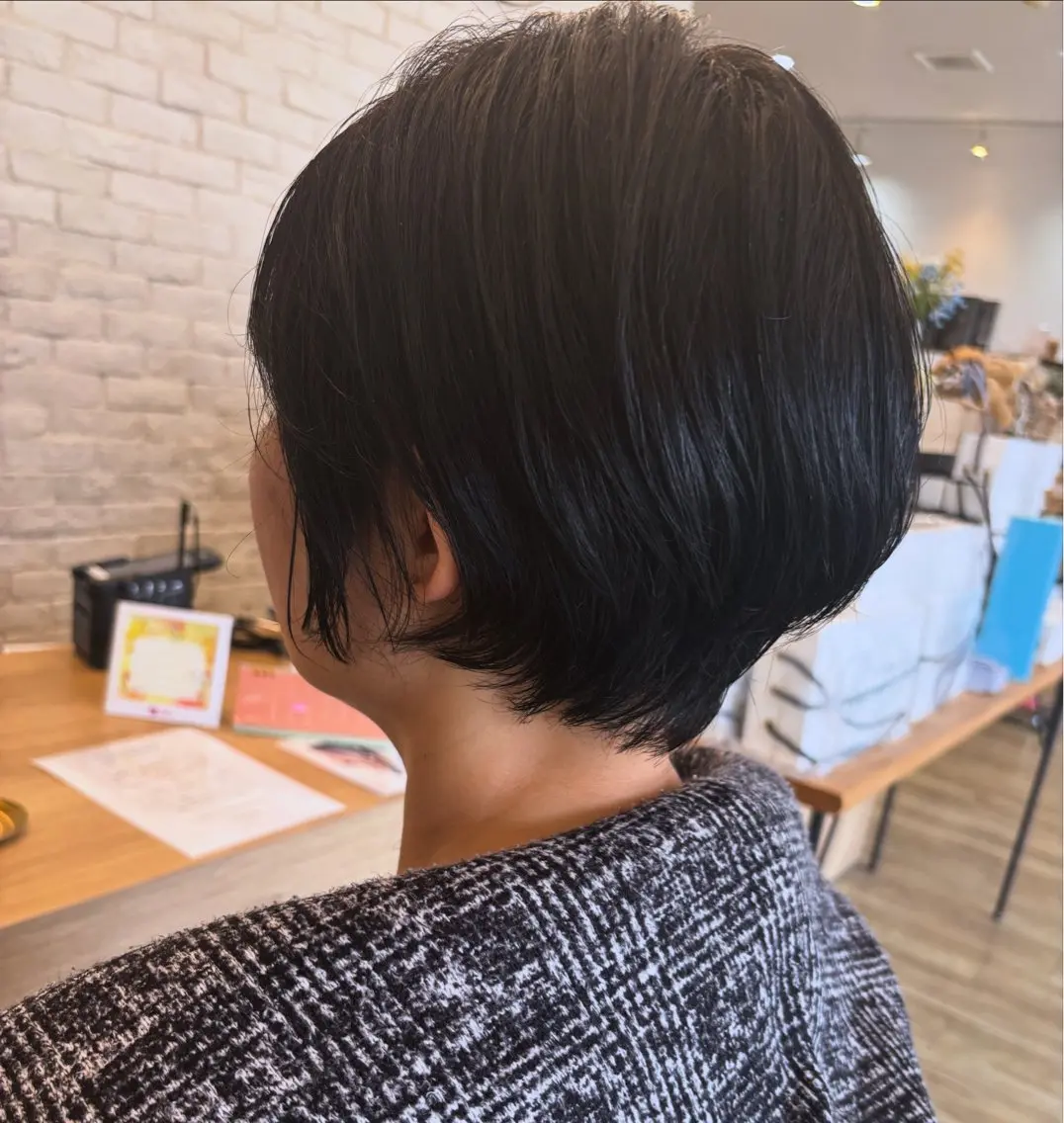 ショート ショートボブ ボブ ショートヘア 森本 美咲のヘアスタイル